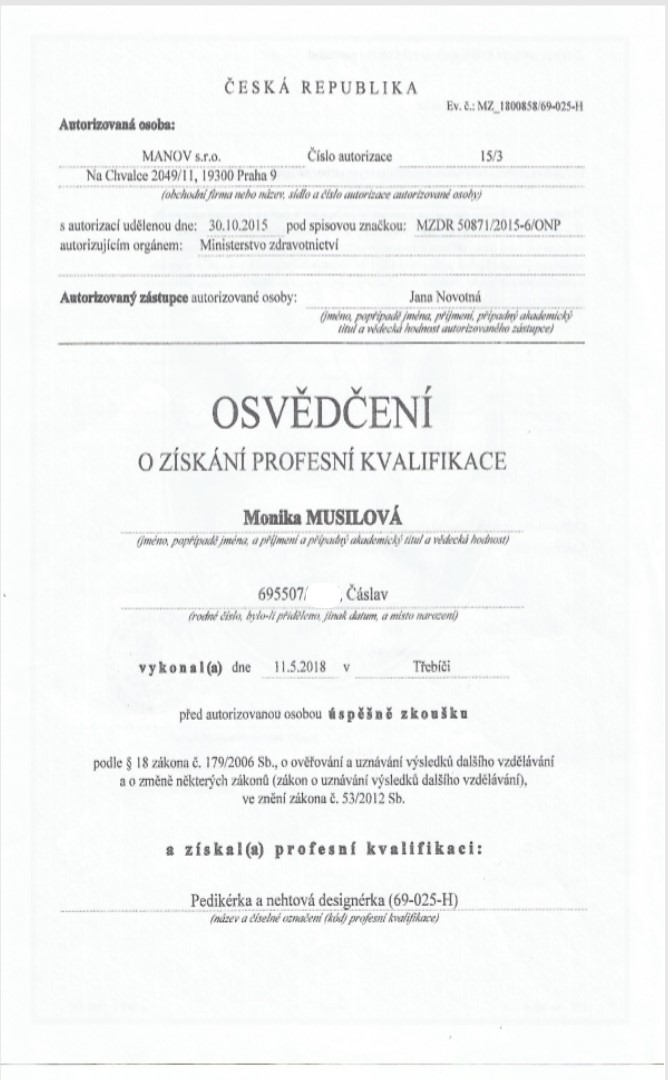 Osvědčení